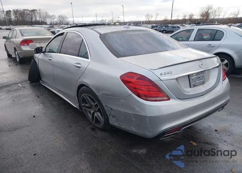 2015 Mercedes-Benz S 550 4Matic из США, поврежденный, VIN WDDUG8FBXFA119946